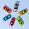 Big Mo's Toys Transport Car Carrier Truck - with 6 Stylish Metal Racing Cars - with Carrying Case